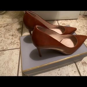 Tan professional heels